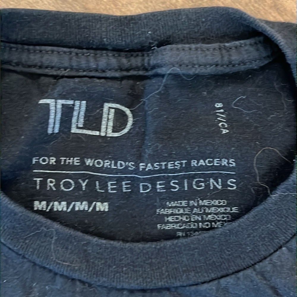 Troy Lee Designs Black Graphic Tee Mens M - Picture 3 of 4